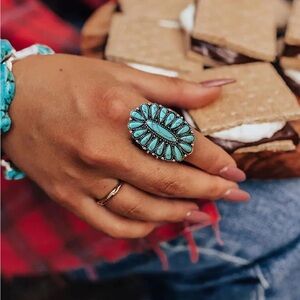 Western Turquoise Ring
